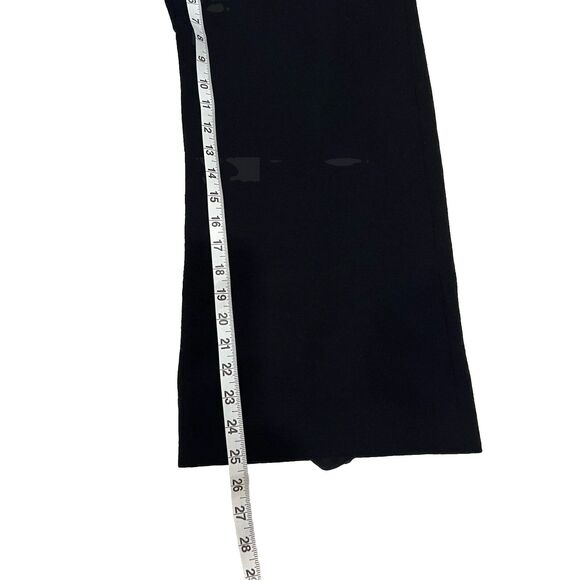 BLOOMINGDALE’S NOW Wool Satin Waist Dress Pants Career Basic 10 Short Wide Leg‎ - Picture 5 of 8
